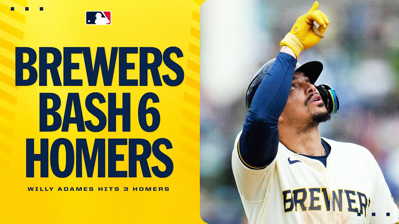 Willy Adames HITS 3 HOMERS! Brewers bash out 6 total in this Spring Training blowout! 😯