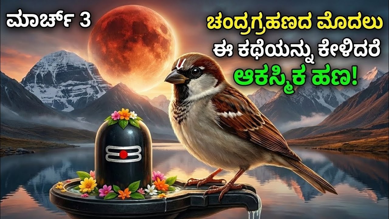 ಮಾರ್ಚ್ 3 ಚಂದ್ರಗ್ರಹಣ 2026: ಆಧ್ಯಾತ್ಮಿಕ ಕಥೆ, ಧ್ಯಾನ ಮತ್ತು ಸಕಾರಾತ್ಮಕ ಶಕ್ತಿಗಾಗಿ ಮಾರ್ಗದರ್ಶನ