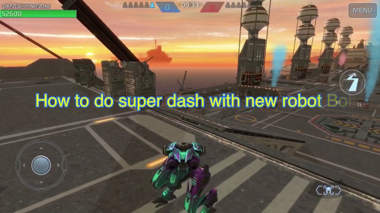 War Robots:How to do SUPER DASH with new robot BOLT?!