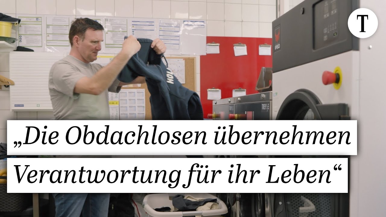 Obdachlosigkeit in Berlin: Die Stadtmission eröffnet eigene Wäscherei | Kleiderkammer fast leer