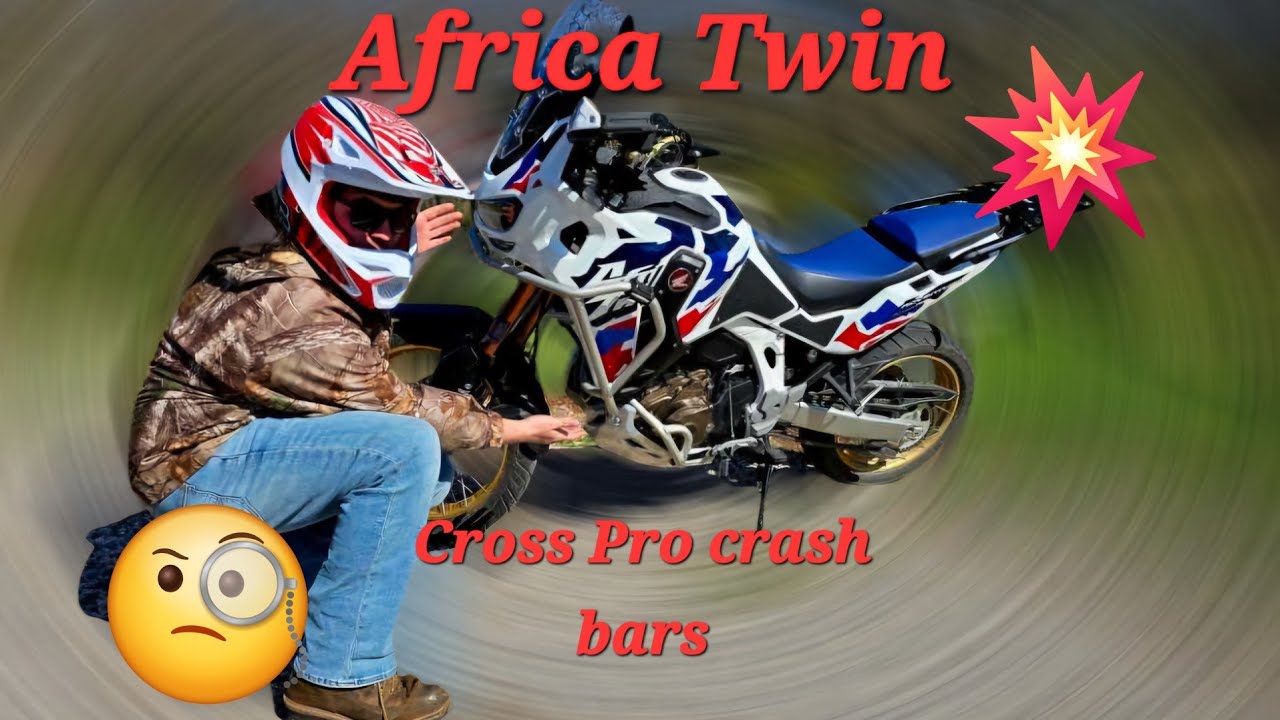 2024 Africa twin AS Cross Pro crash bar install.