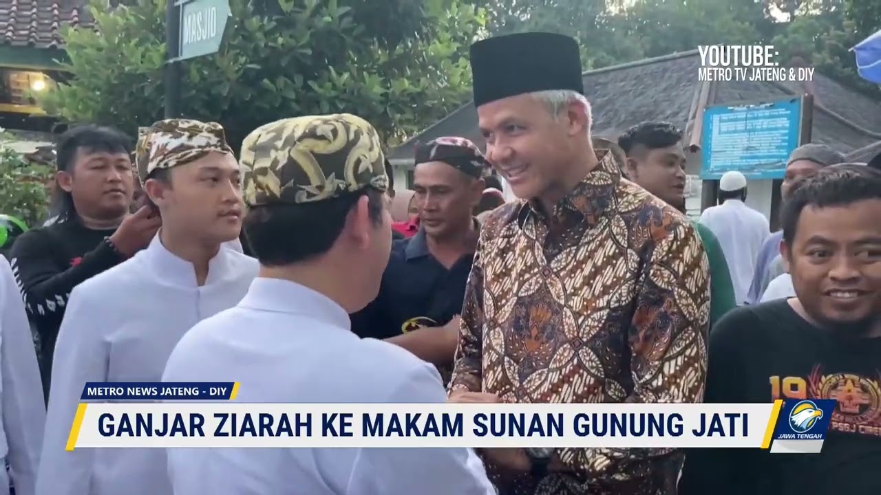 Jelang Ramadan Ganjar Ziarah ke Makam Sunan Gunung Jati