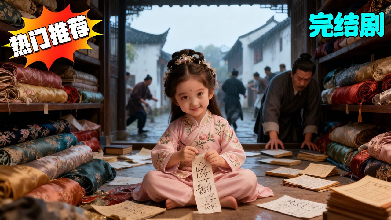 古风逆袭完结剧︱股票女王重生成五岁千金，在古代用金融思维狠狠干翻商界【陛下，国库又被我承包了】#古风 #短剧 #ai剧 #ai真人剧 #天天剧场 #逆袭