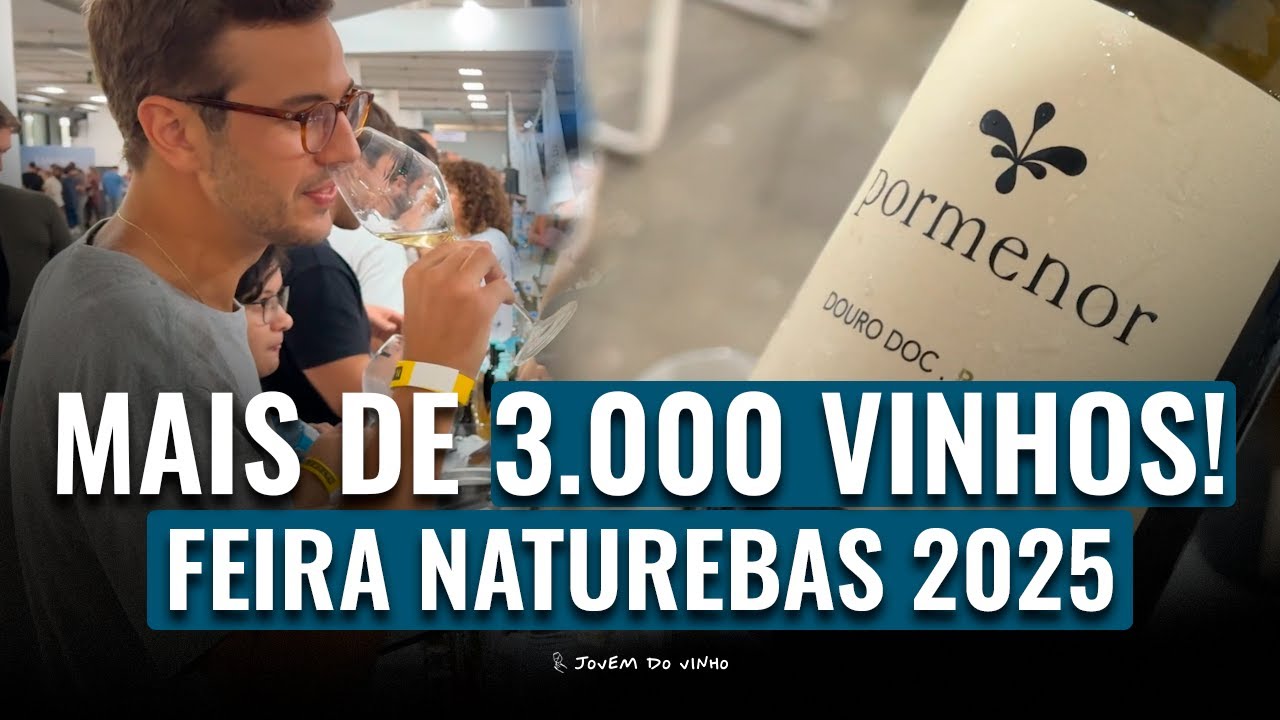 PROVANDO MUITO VINHO NA FEIRA NATUREBAS 2025 - Jovem do Vinho