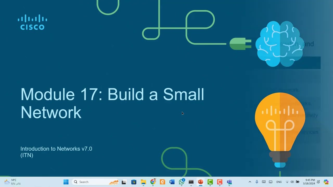 Module 17:  Build a Small Network