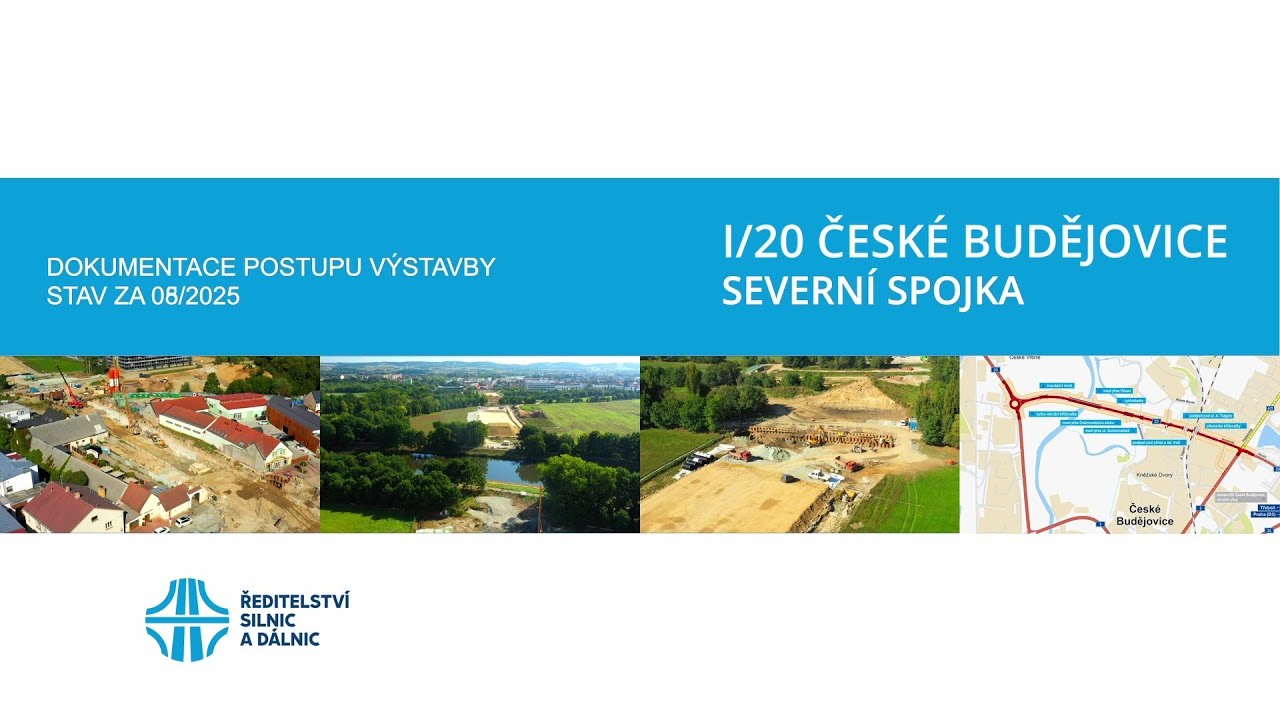 I/20 České Budějovice, severní spojka (dokumentace stavby 08/2025)