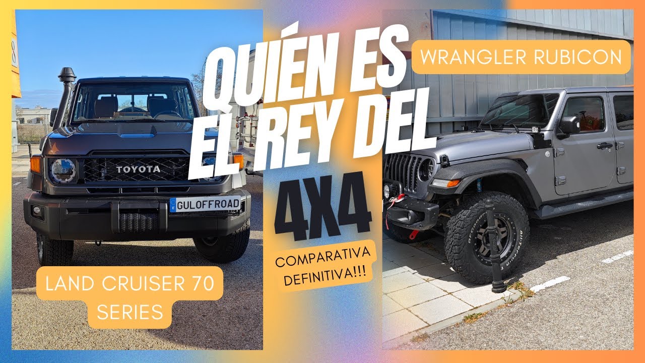 Comparativa 4x4 Real: Jeep Gladiator JT vs Toyota Land Cruiser 79 Series Pick Up