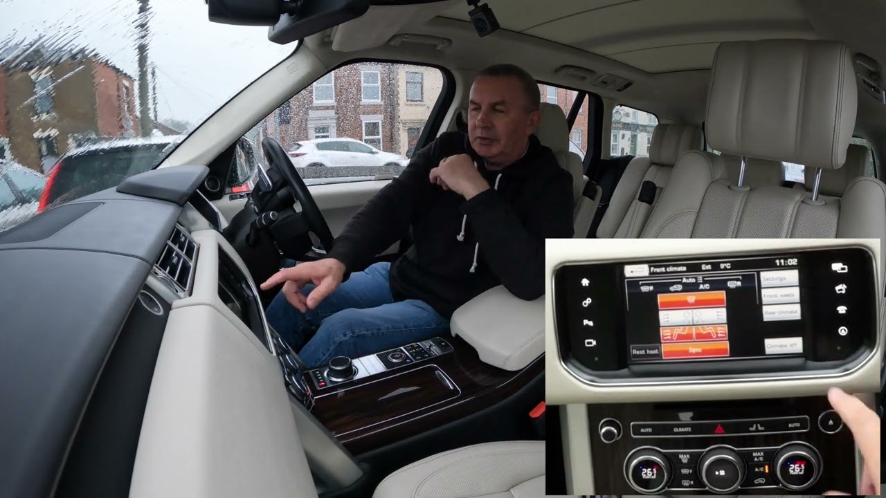 How to Operate the 4 Zone Climate Control System in a 2015 Range Rover Autobiography