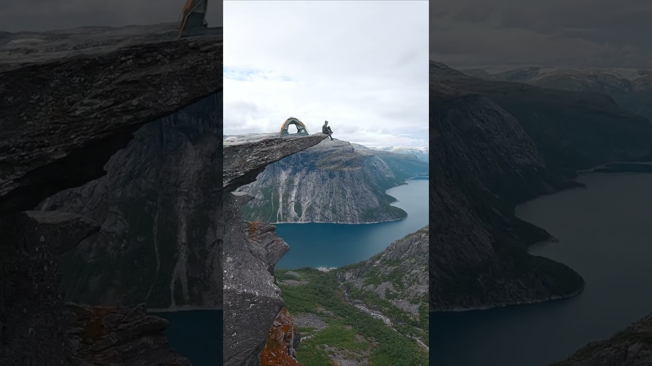 FPV Drone one shot in epic Norway &ndash; Trolltunga #shorts