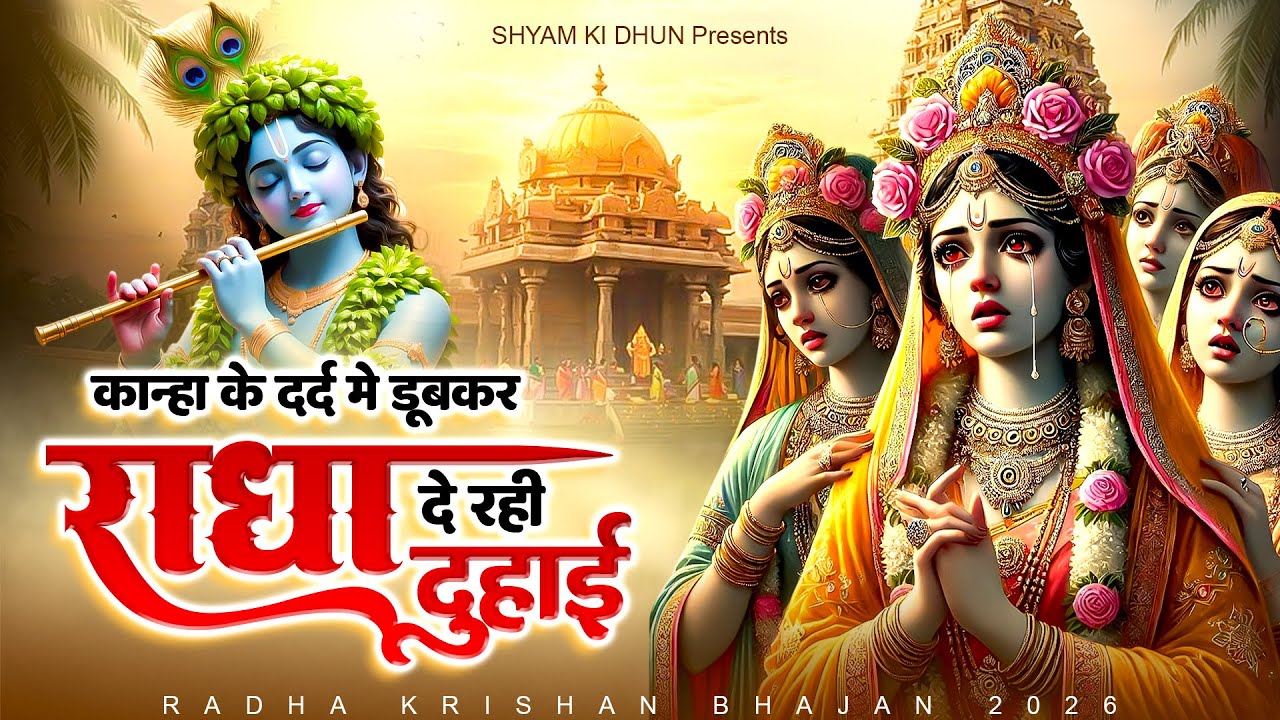कान्हा के दर्द में डूब कर राधा दे रही दुहाई - New 2026 Radha Rani Bhajan - Radha Krishna Bhakti Geet