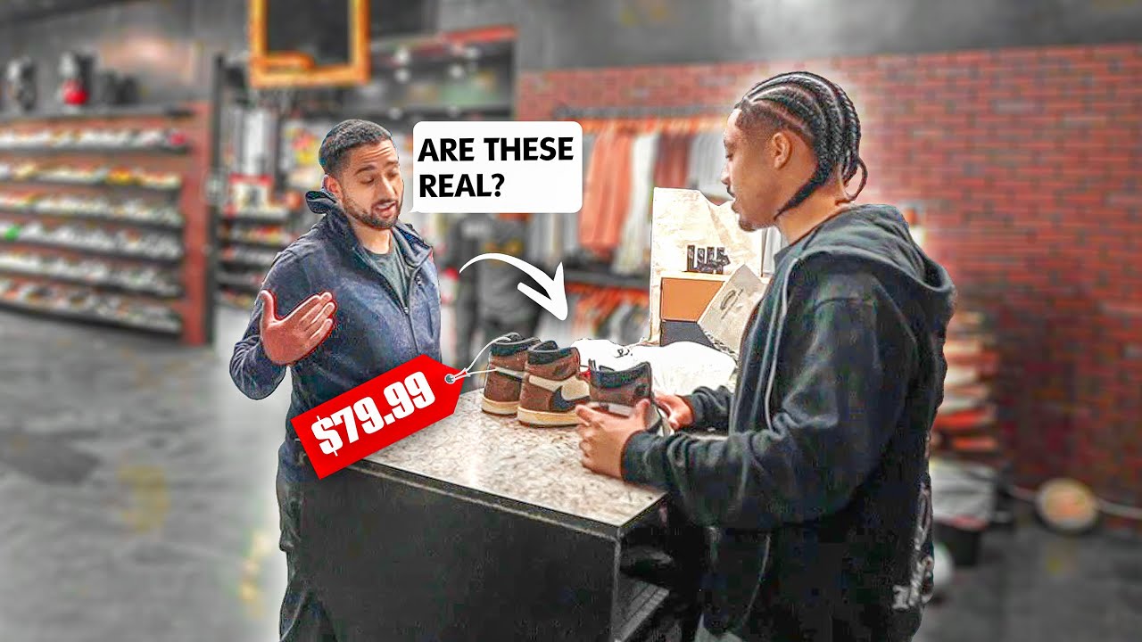 He Sold Real Travis Sneakers from a Thrift Store??