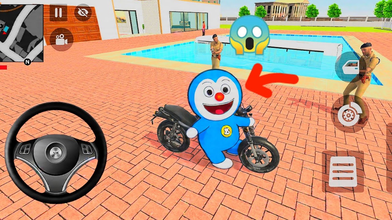 Car Bike Train Game 🎮 Franklin Order 🤯 And Police Fight || Indian Theft Aura Simulator 3D  Cartoon