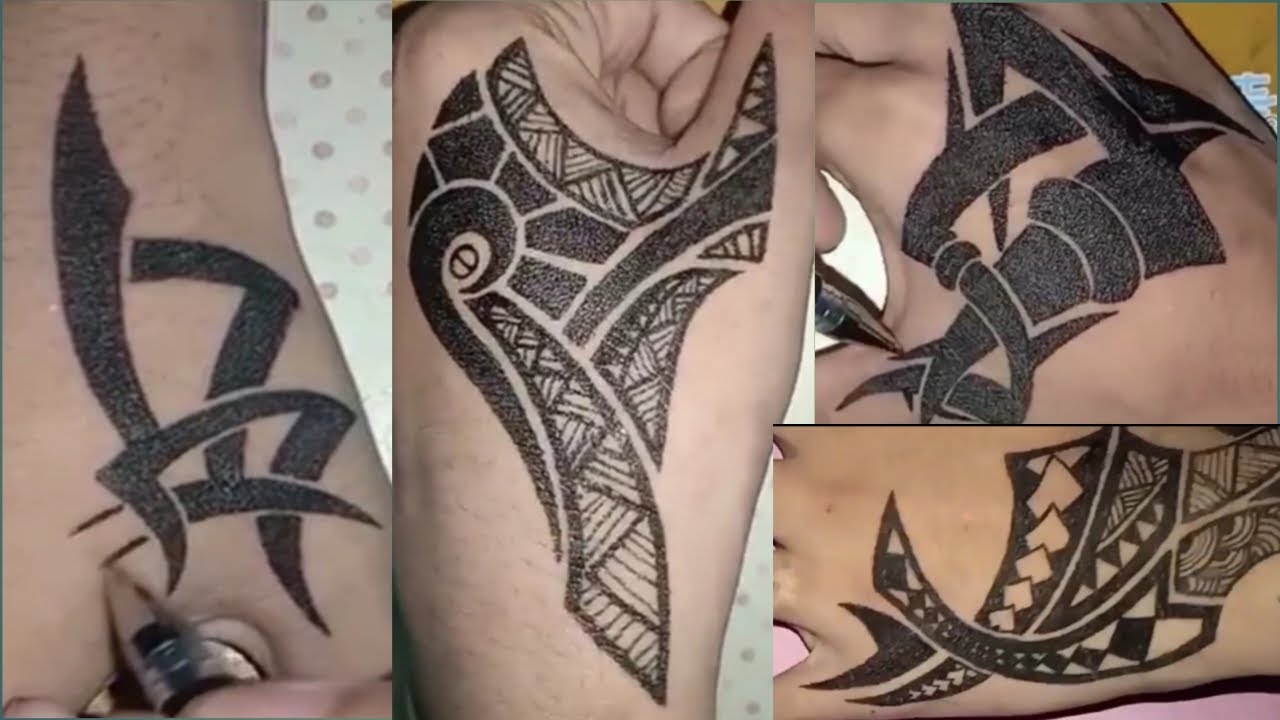 TOP 5 TRIBAL TATTOO SMALL DESIGN | SIMPLE TATTOO DESIGN IDEAS