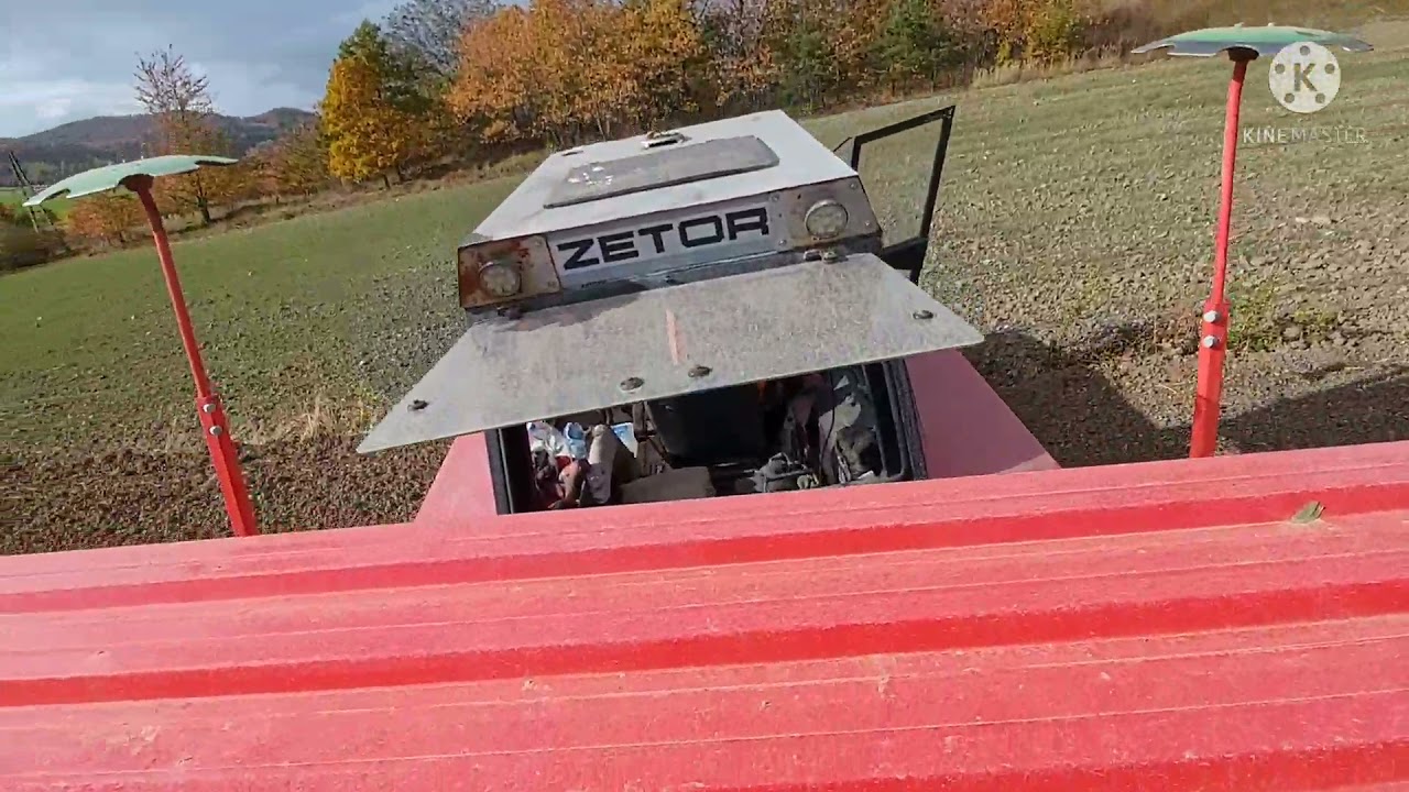 Siew pszenicy w Gr Bereźnicki Zetor 12 145 , Ursus C360  i Agromasz SN 300