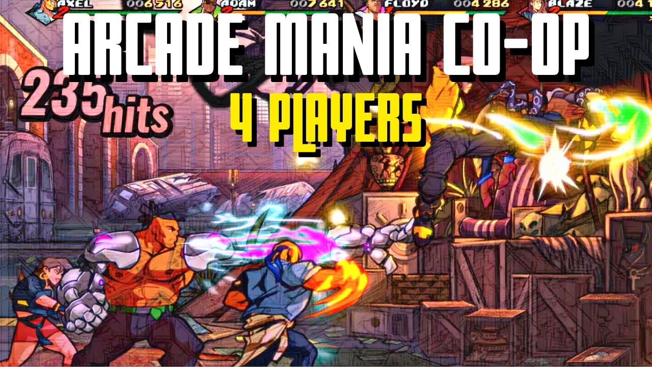 Streets of Rage 4 Mania Arcade CO-OP Axel 4 Adam 4 Floyd Blaze 4