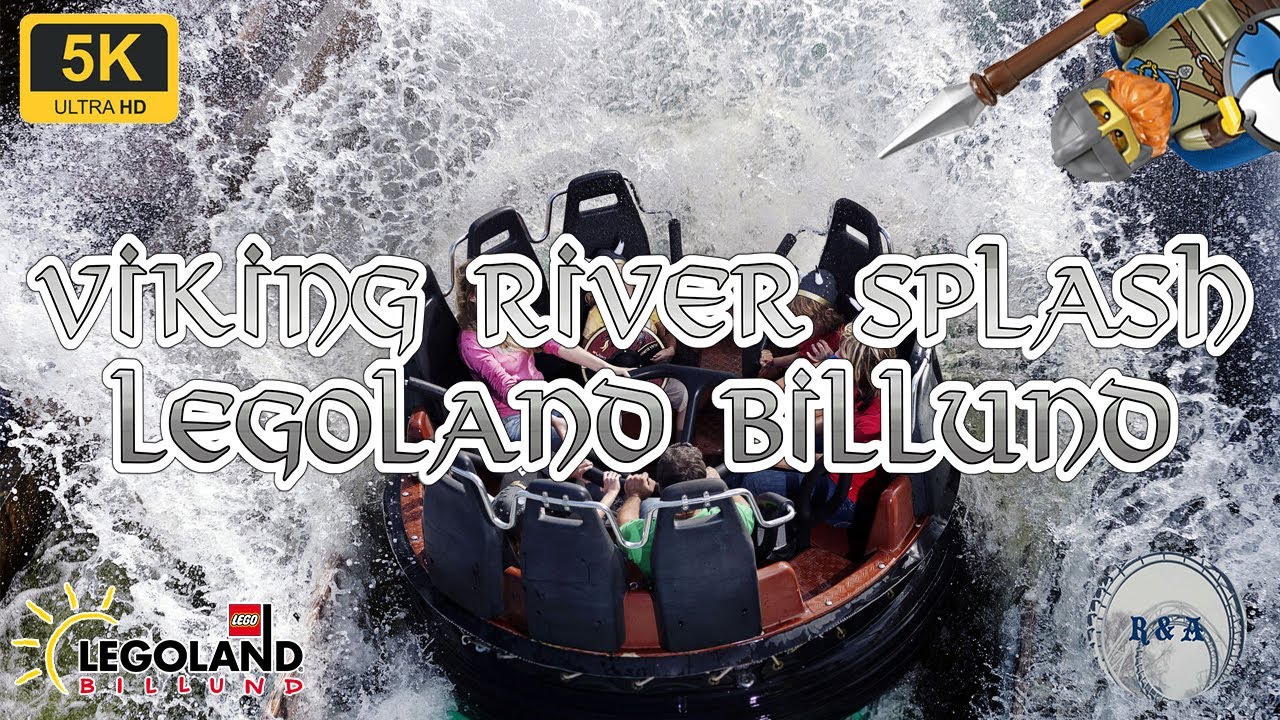 Viking River Splash onride/offride POV Legoland Billund 5K 60fps