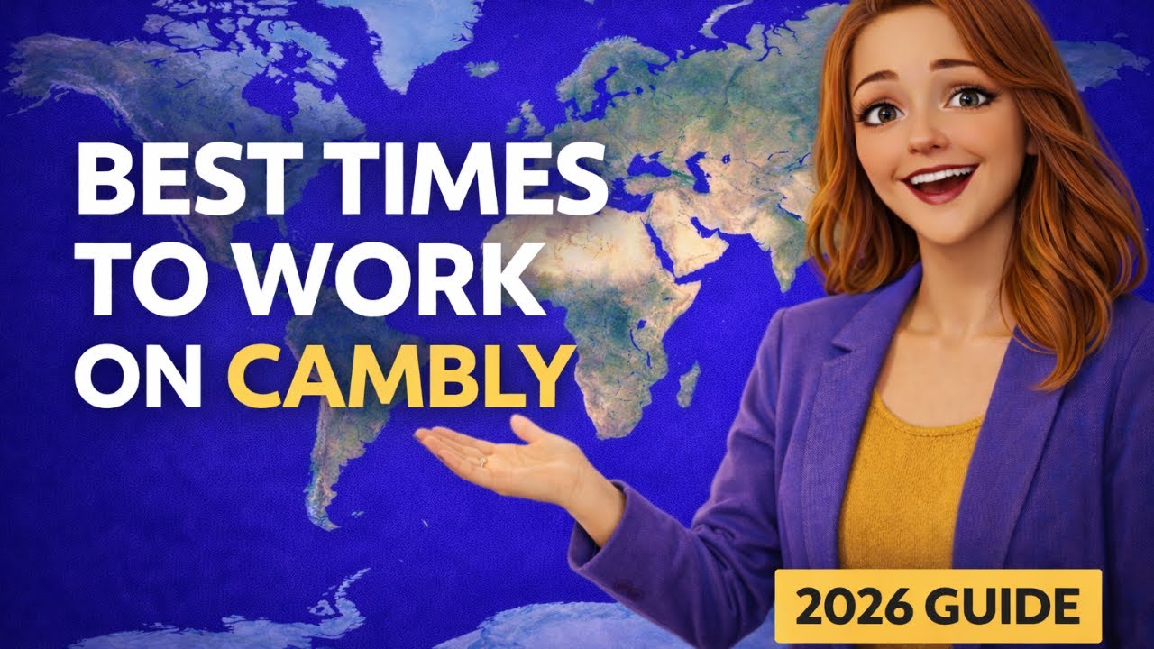 When should you log in on Cambly to get the most calls?