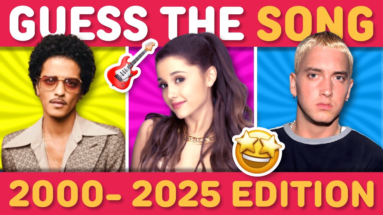 GUESS THE ICONIC SONGS FROM 2000 - 2025 🎵 🤩 | Music Quiz