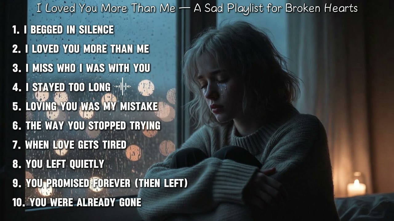 I Loved You More Than Me — A Sad Playlist for Broken Hearts