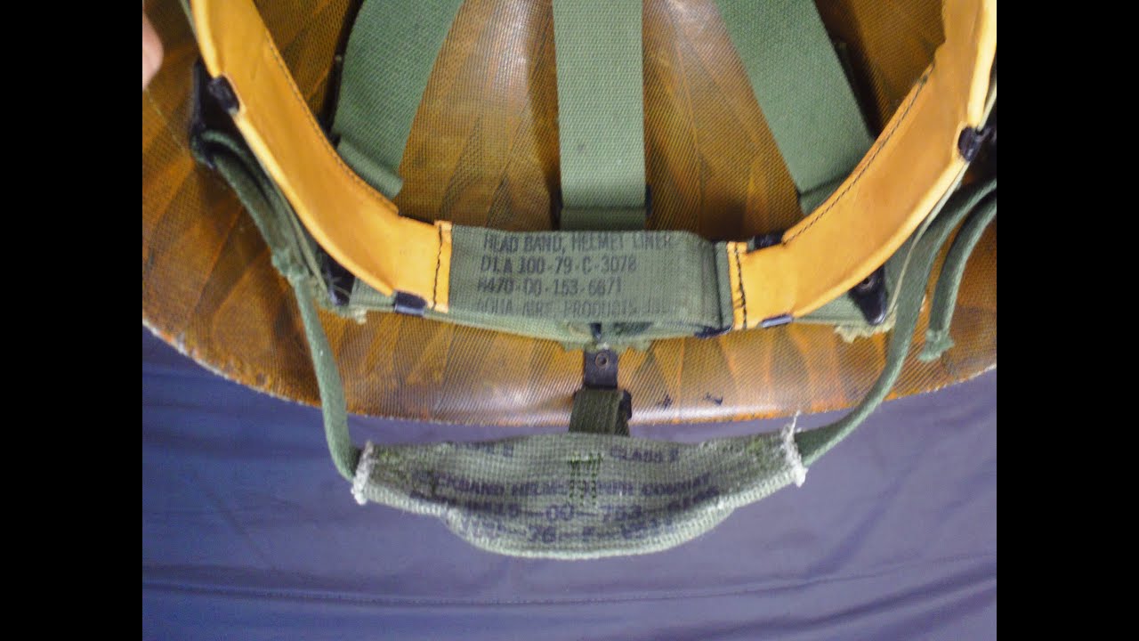 How to install/replace the sweatband on your US M1 helmet