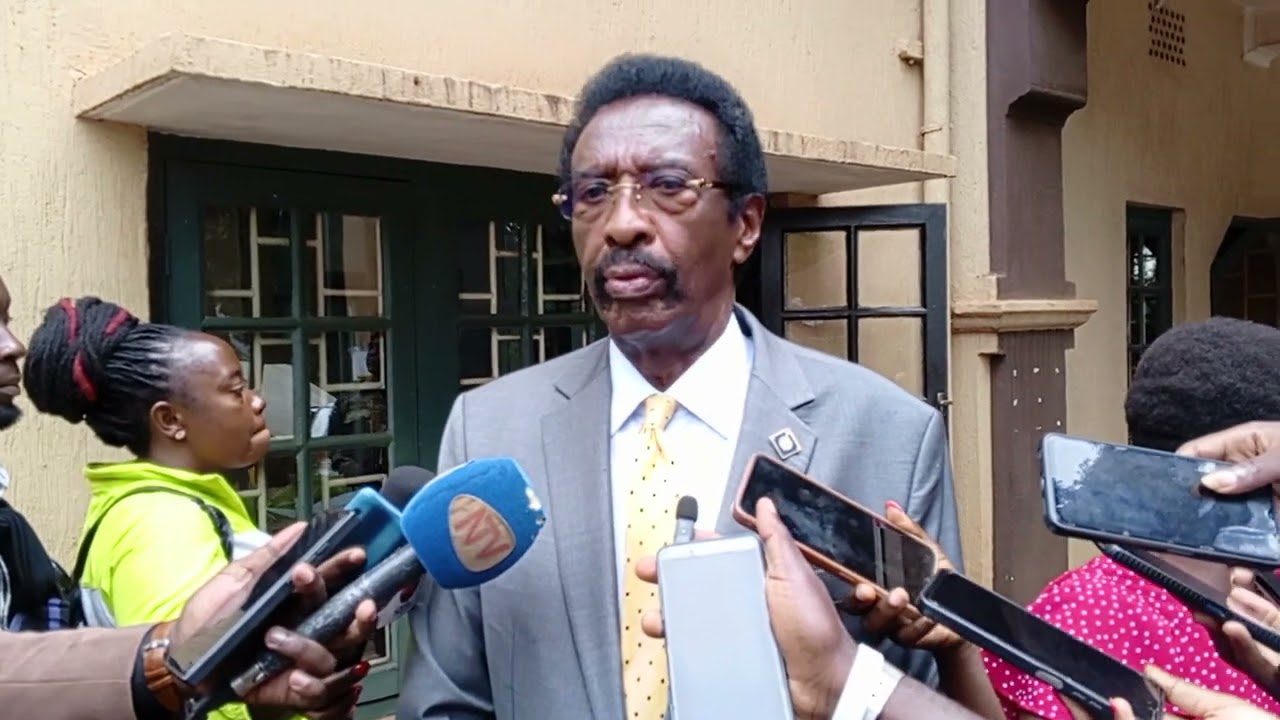 Security Minister, Hon. Maj. Gen. Jim Muhwezi Katugugu at NRM EC HQs