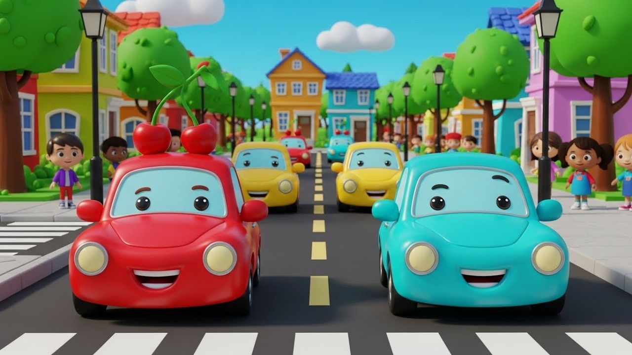🎵 Reglas de Seguridad para Supercoches | nursery rhymes for kids | Baby Song, Aprende Seguridad 🚗