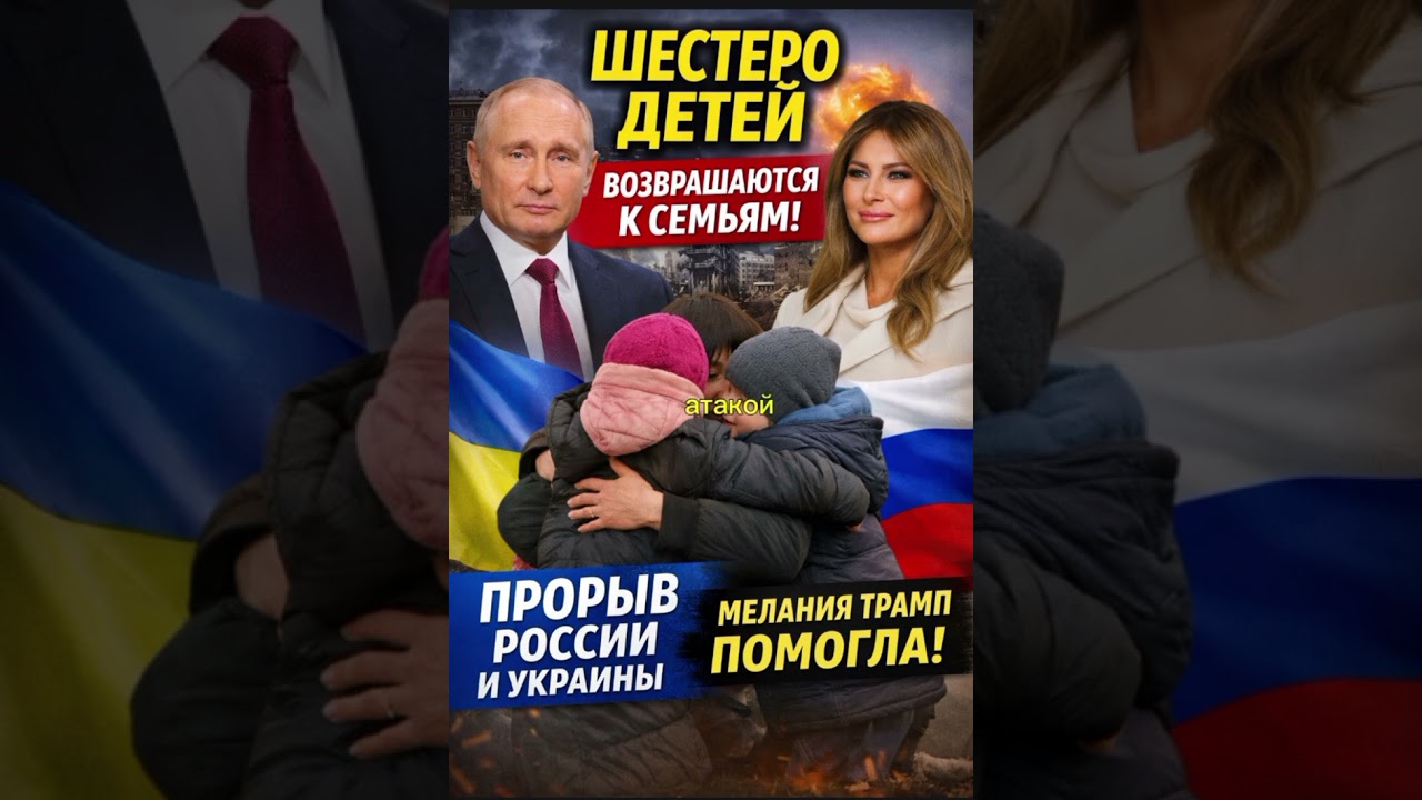 Путин: шесть детей воссоединятся с семьями | Редкий гуманитарный прорыв России и Украины