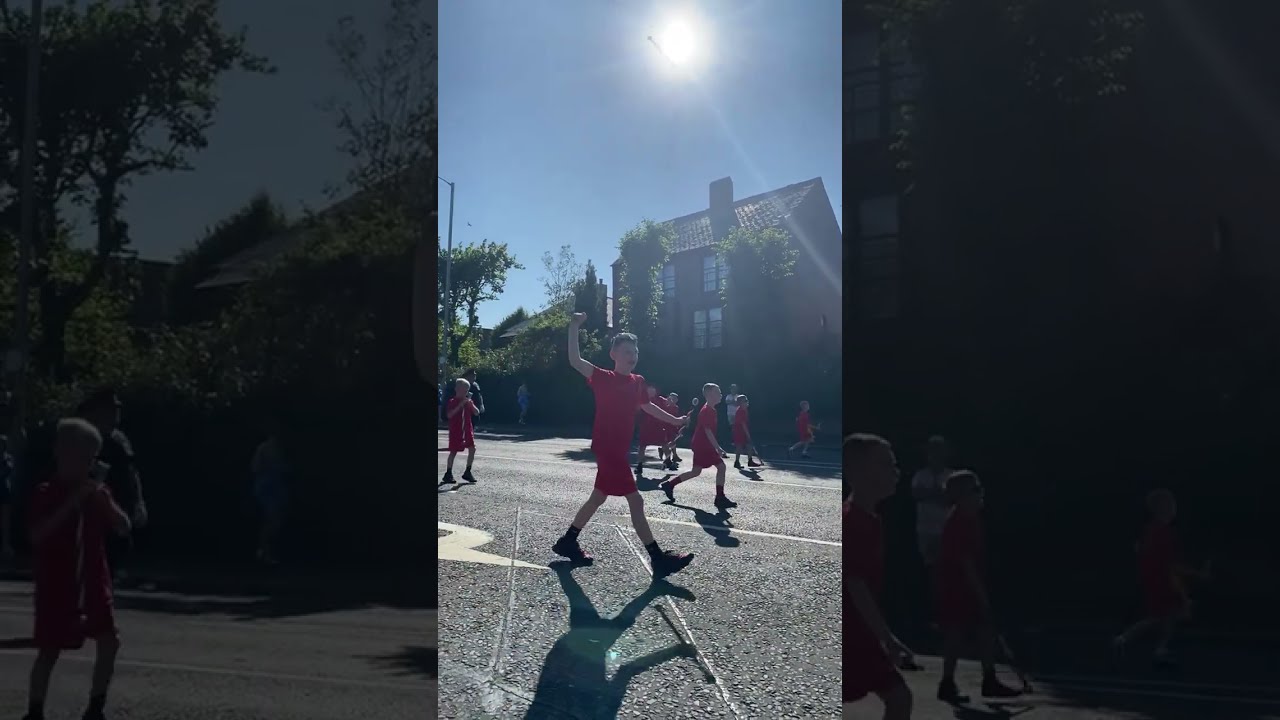 Drone footage Belfast  is Live in malone/ Lisburn rd junction for the 12th of July celebrations in N