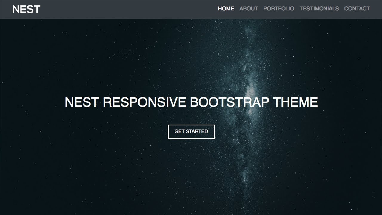 Bootstrap 4 Responsive Website Theme - Start To Finish - Bootstrap 4, HTML5, CSS3