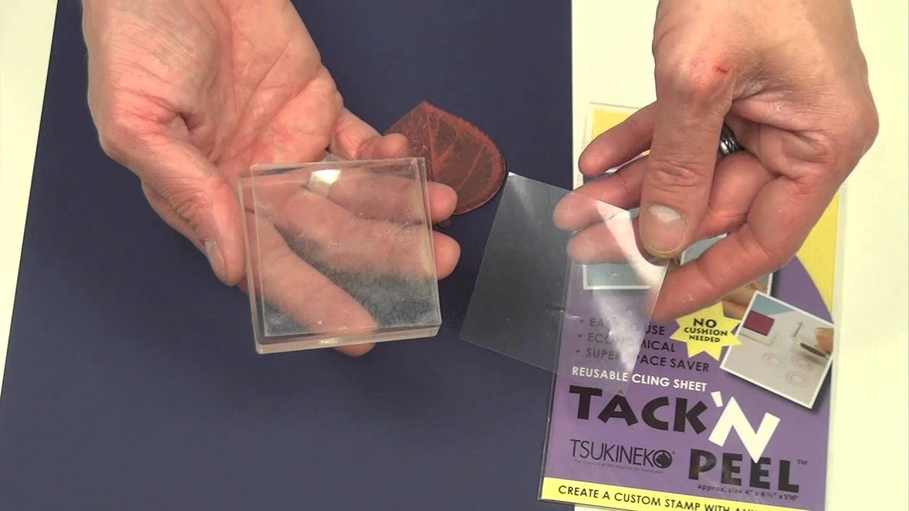 Mount Stamps to Acrylic Blocks with Tack 'N Peel