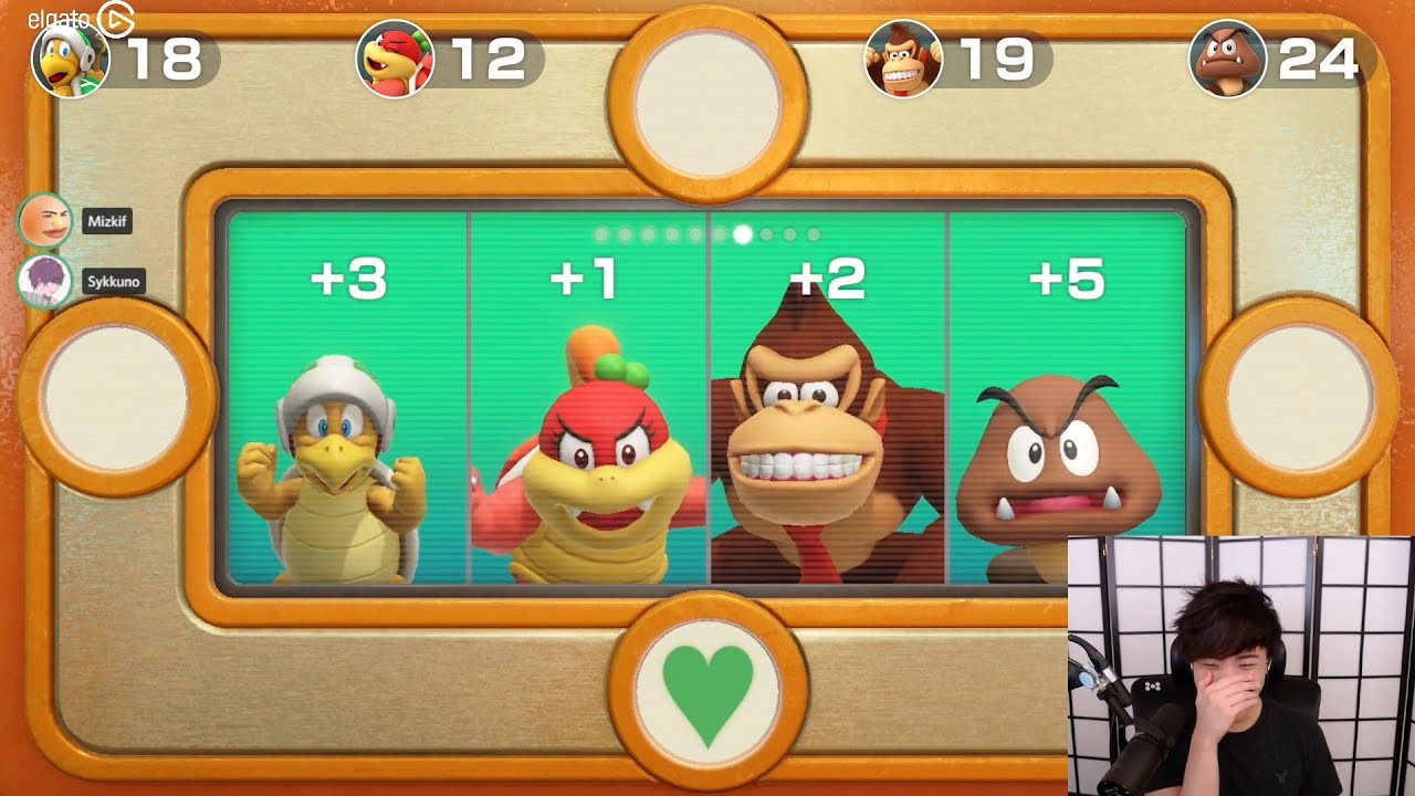 [2021/09/08] gamer playe the games (Super Mario Party, VALORANT)