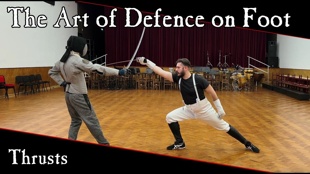 British Military Sabre Instruction - Thrusts 1