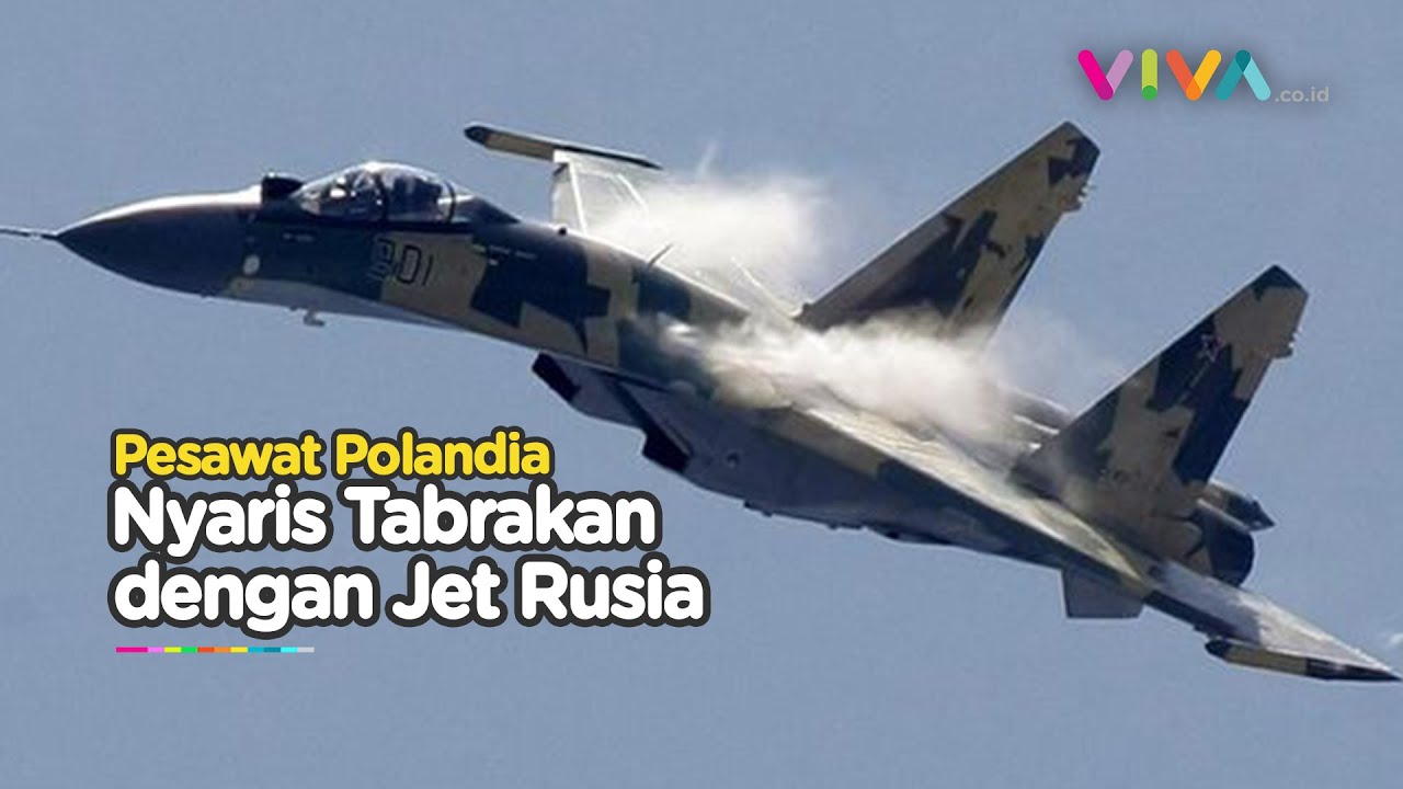 Manuver Bahaya Jet Rusia, Pepet Pesawat Polandia 5 Cm dari Moncong
