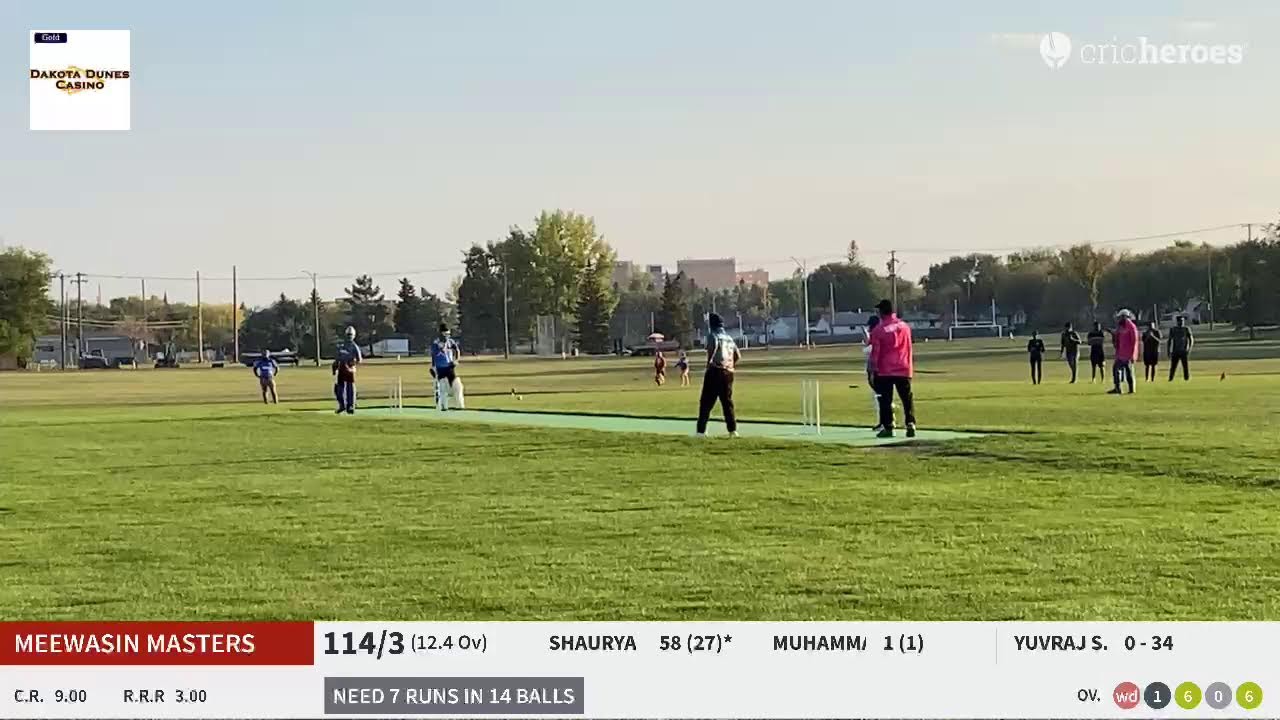 Live Cricket Match | Rosewood Riders vs Meewasin Masters | 10-Sep-23 04:00 PM | Saskatoon Junior C…