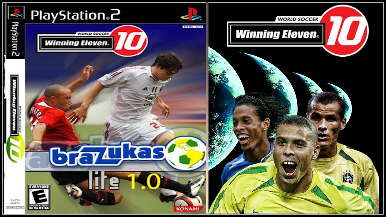 WINNING ELEVEN 10 BRAZUKAS TEAM LITE PARA PS2 GAME SENSACIONAL COM OTIMA QUALIDADE SUPER RECOMENDADO