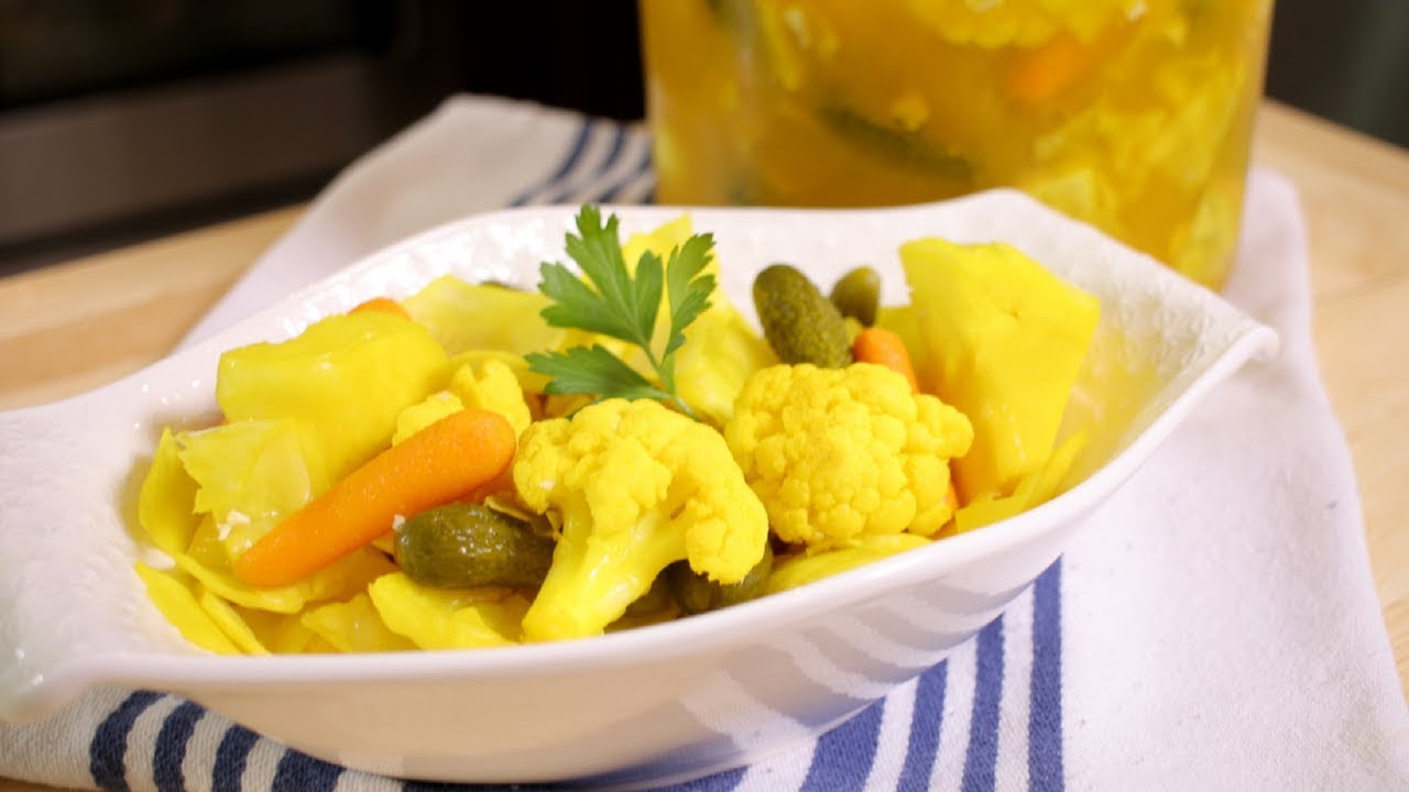 Как приготовить маринованные овощи (Туршия) (ассирийская кухня)