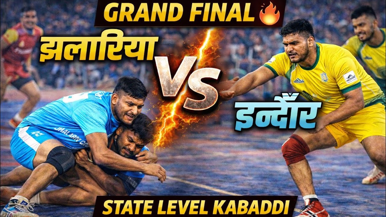 🏆महामुकाबला – GRAND FINAL🔥। झलारिया 🆚 इन्दौर | State Level Open Kabaddi | कुनगारा 2025