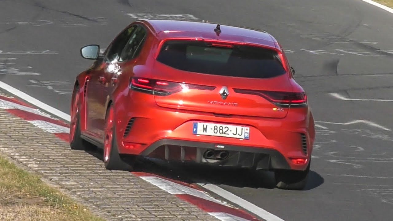 2021 Renault Megane RS facelift testing on Nurburgring