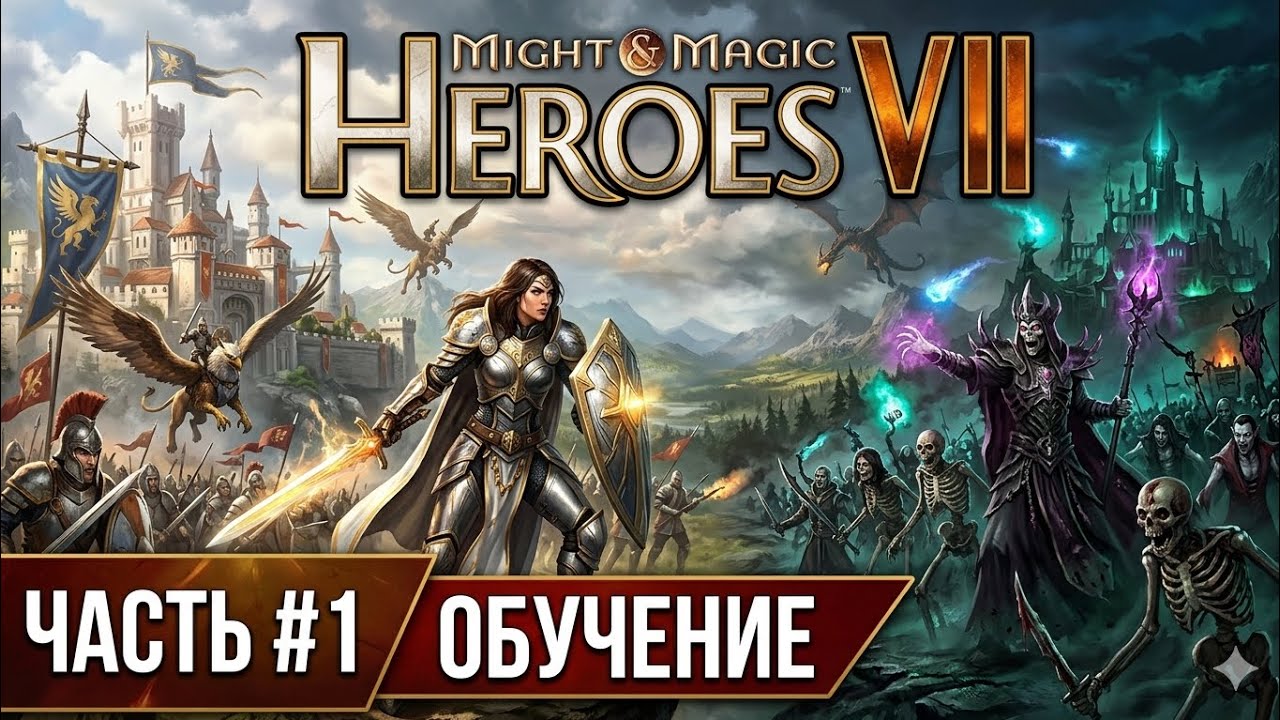 Might & Magic Heroes VII - Прохождение часть #1 - Обучение
