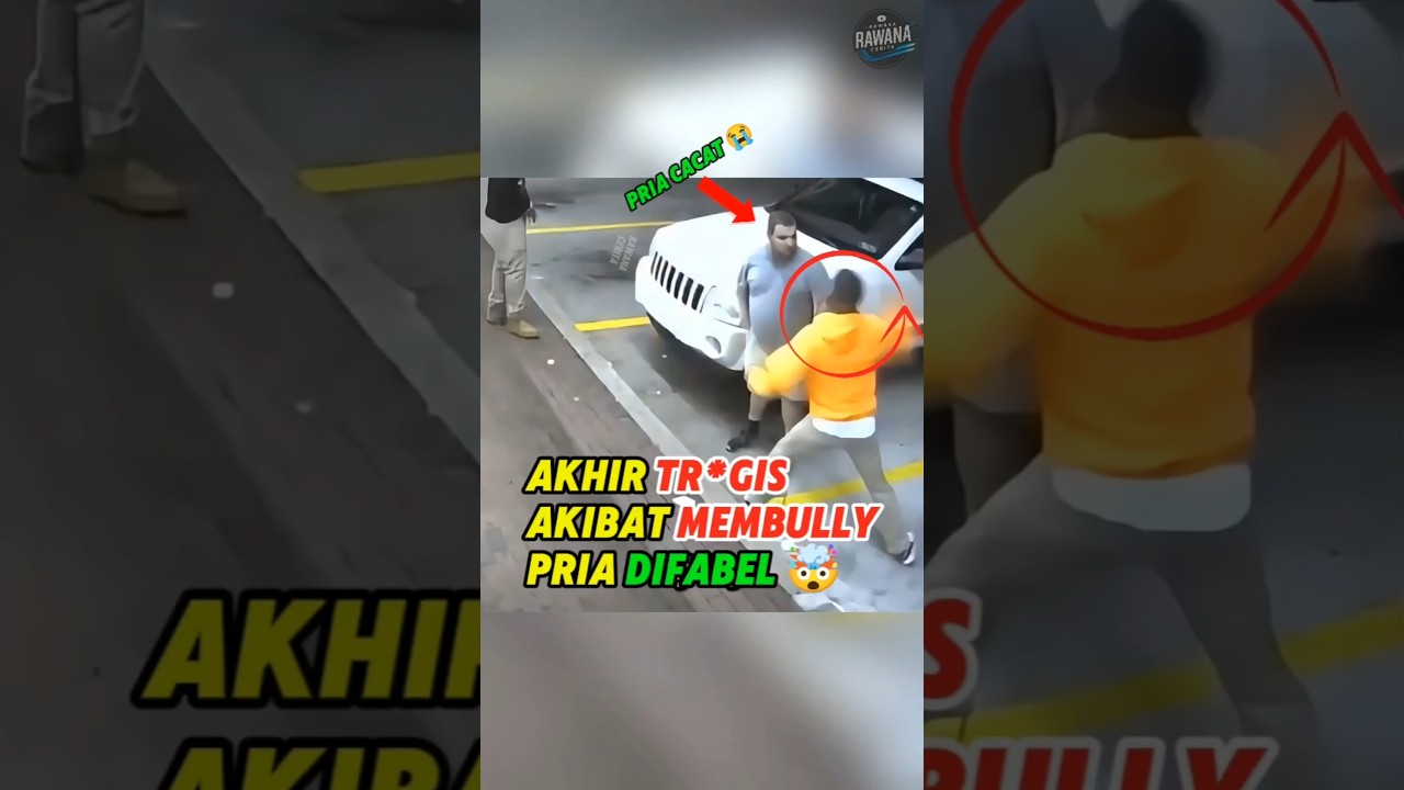 pria ini mem-bully pria difabel 