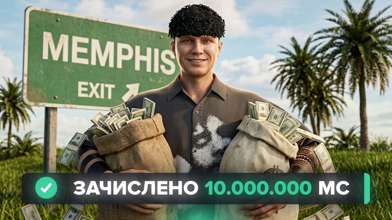 СТАРТ c БОЛЬШИМ ДОНАТОМ на НОВОМ СЕРВЕРЕ MEMPHIS | MAJESTIC RP