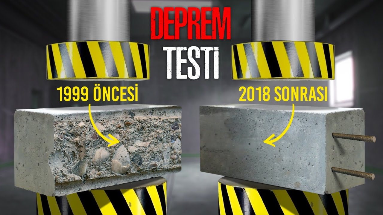 İNŞAAT KOLONLARINA DEPREM TESTİ YAPTIM!
