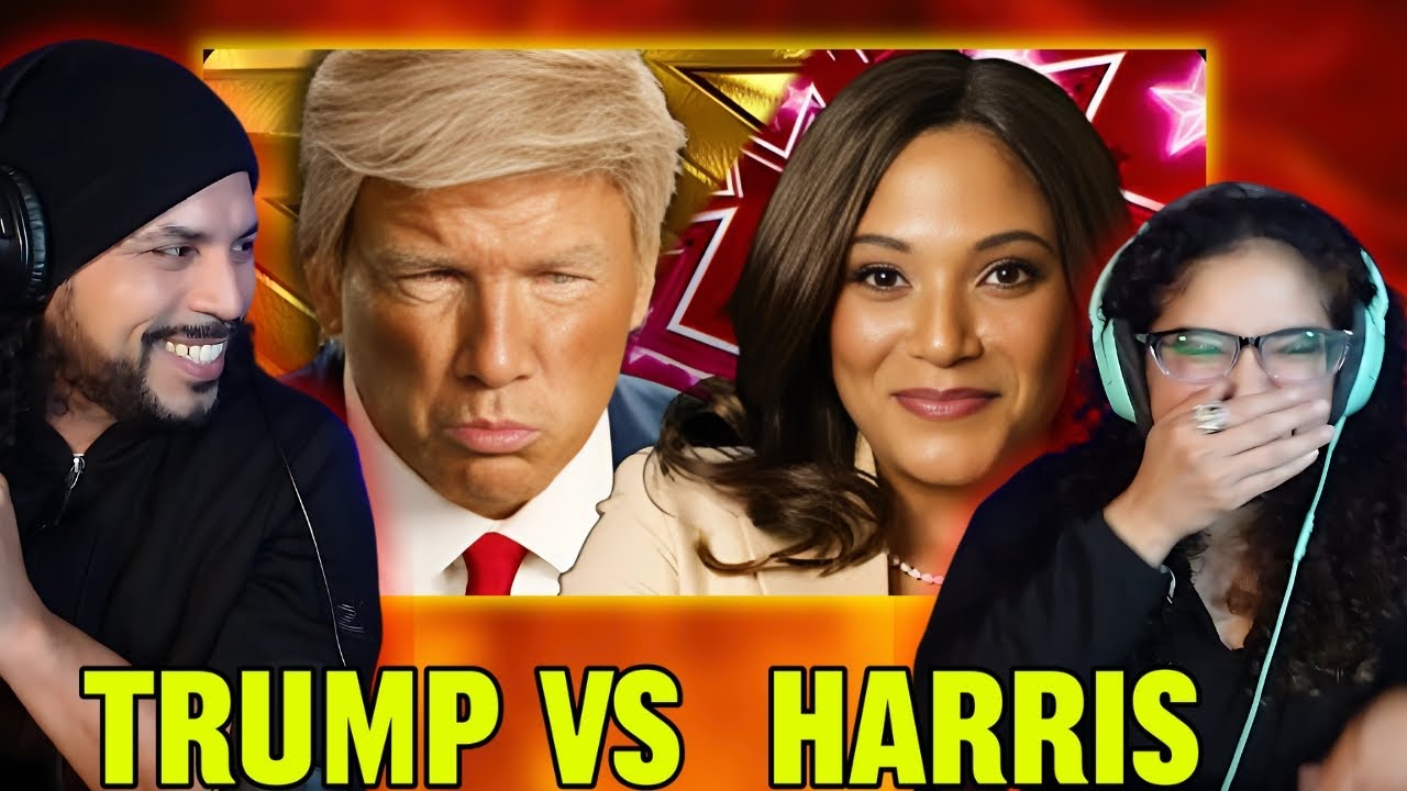 Donald Trump vs Kamala Harris  Epic Rap Battles (rom reaction)