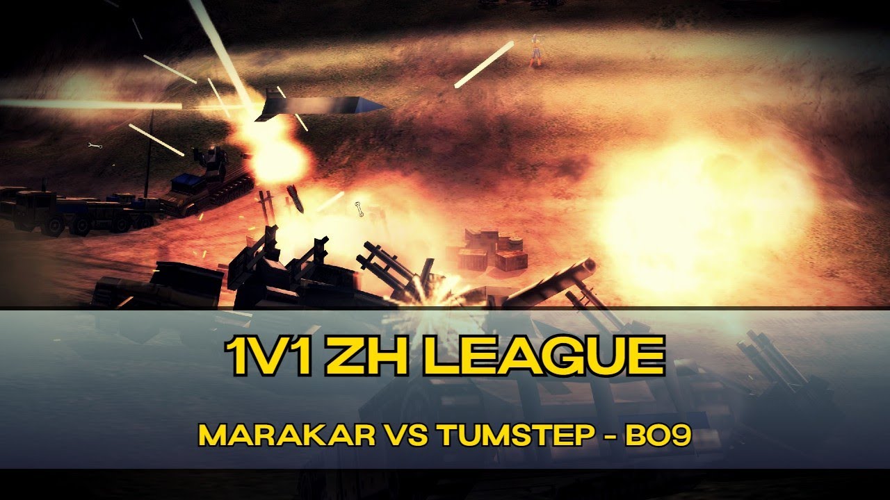 C&C Generals Zero Hour 1v1 League - Marakar vs Tumstep & Generals Online Quickmatch & Defcon Games