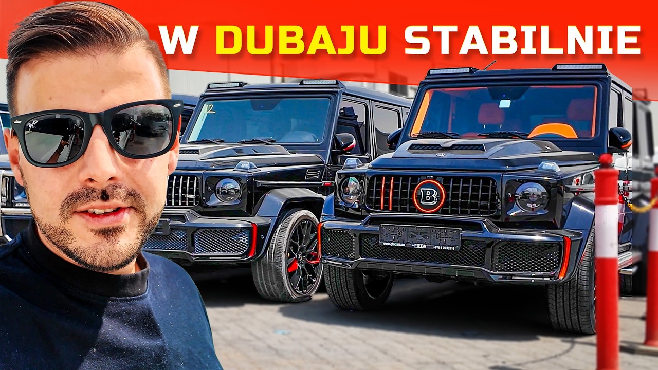 Co z wysyłką aut z Dubaju? Pokazuję magazyn pełen perełek. Mercedes, McLaren, Maserati, Bentley