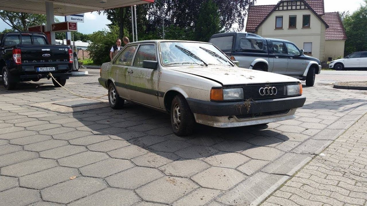 Scheunenfund: Rettung eines Audi 80 B2 von 1985