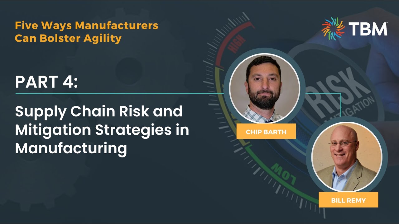 Supply Chain Risk and Mitigation Strategies in Manufacturing