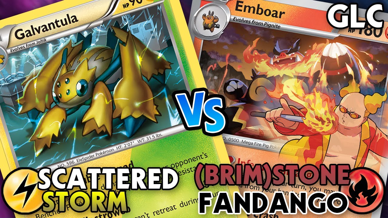SCATTERED STORM VS (BRIM)STONE FANDANGO - Испытание лидера спортзала Pokemon TCG