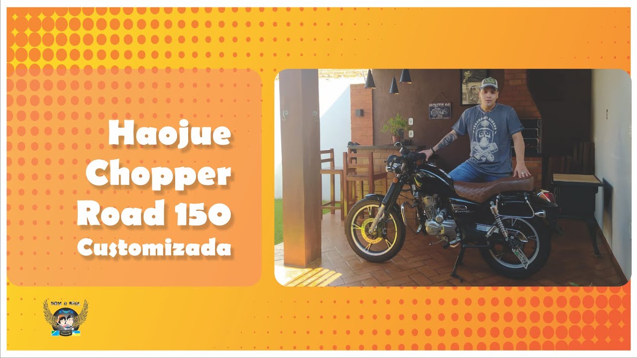 HAOJUE CHOPPER ROAD 150 - CUSTOMIZADA
