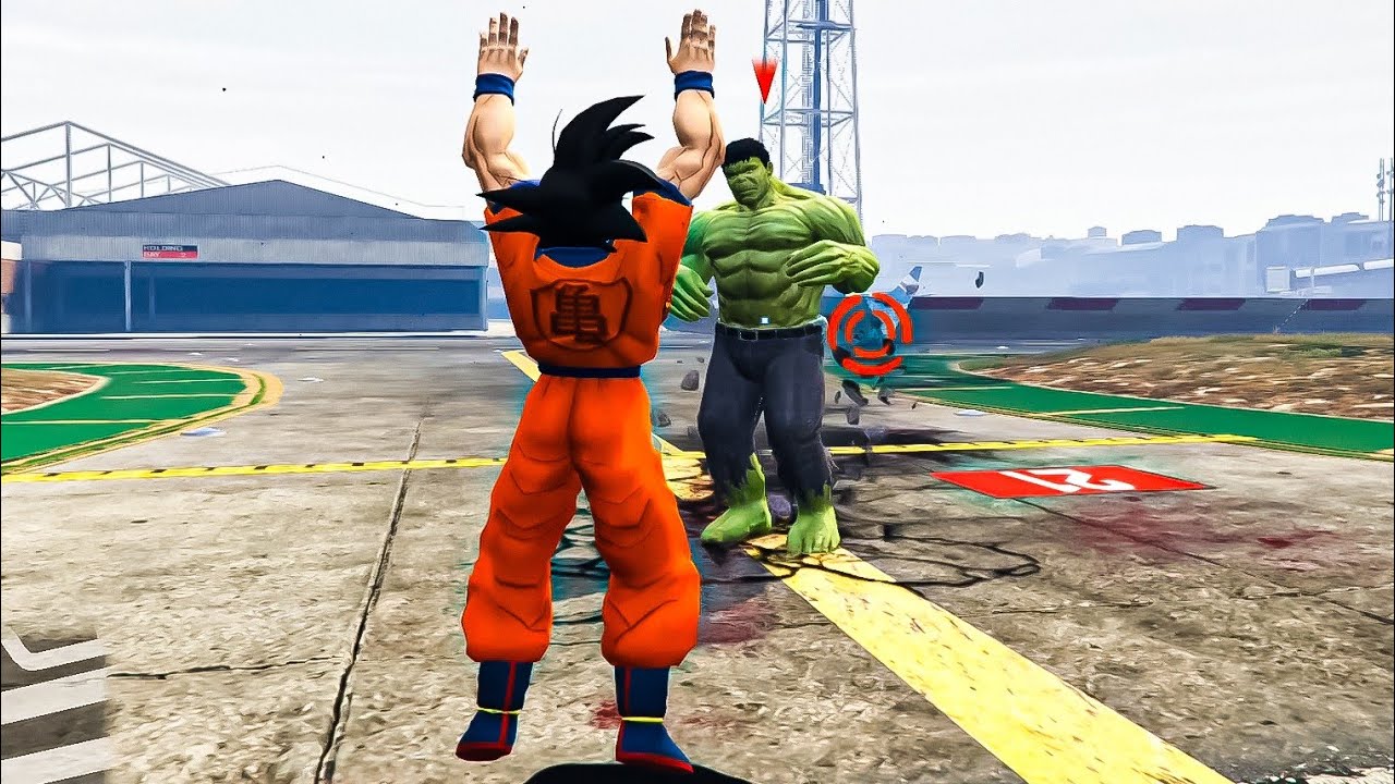 Goku vs Hulk 🔥 Dragon Ball vs Marvel | Ultimate Power Battle